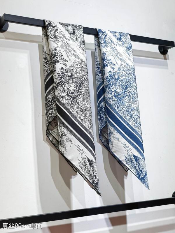 Dior silk scarf 90X90cm E021312